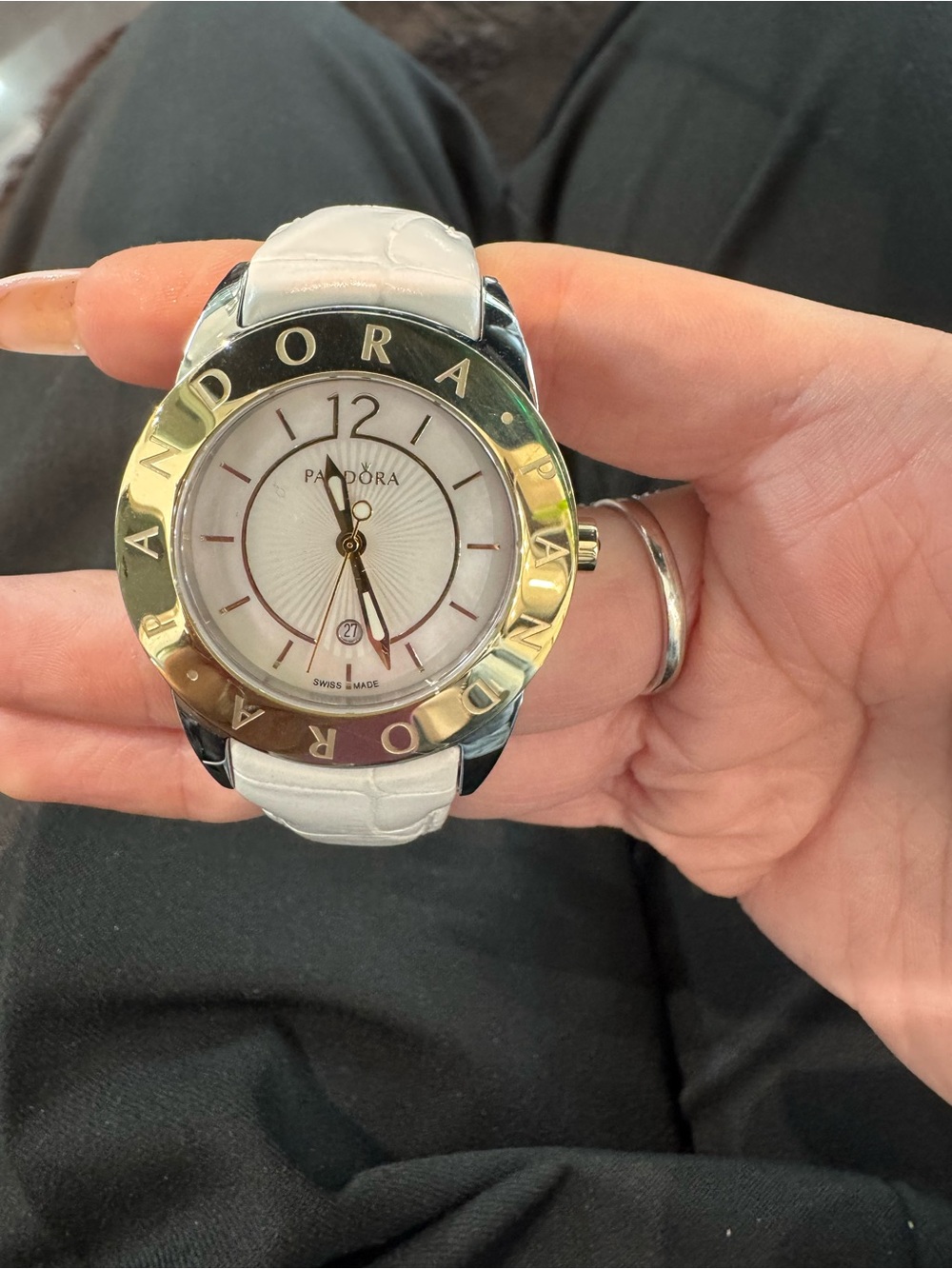 New Rare Retired Pandora Imagine Two-Tone Swiss Made Watch